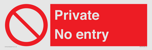 Private No Entry